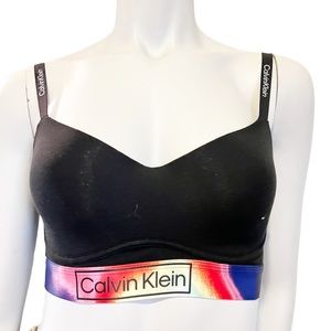 CALVIN KLEIN ORGANIC COTTON BRALETTE-PRIDE